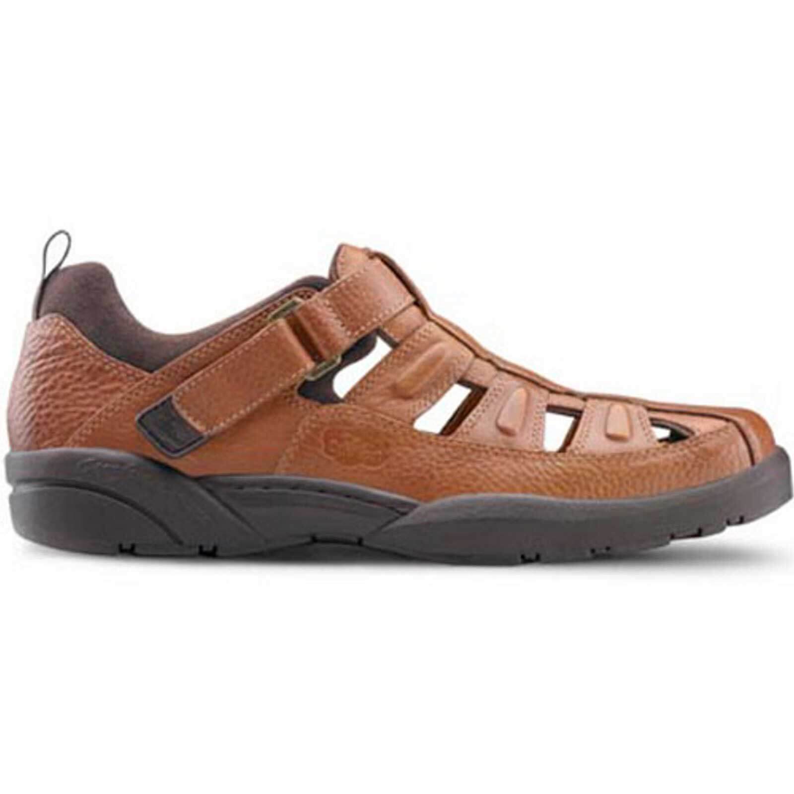 Dr. Comfort Mike Scarpe Diabetiche Uomo - Marrone Con Chiusura A Contatto