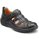 Dr Comfort Shoes Fisherman - Men's Comfort Therapeutic Diabetic Shoe with Gel Plus Inserts - Sandal, Casual - Medium (D) - Extra Wide (4E) - Extra Depth for Orthotics - Velcro