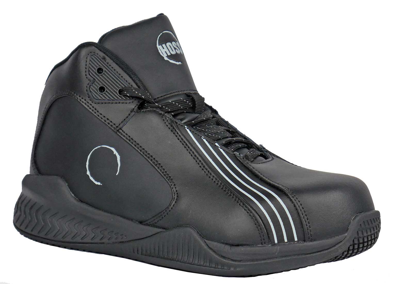 Hoss Boots 50137 Rim Men's 4 High Top Composite Toe Slip Resistant Work Shoe - Extra Depth