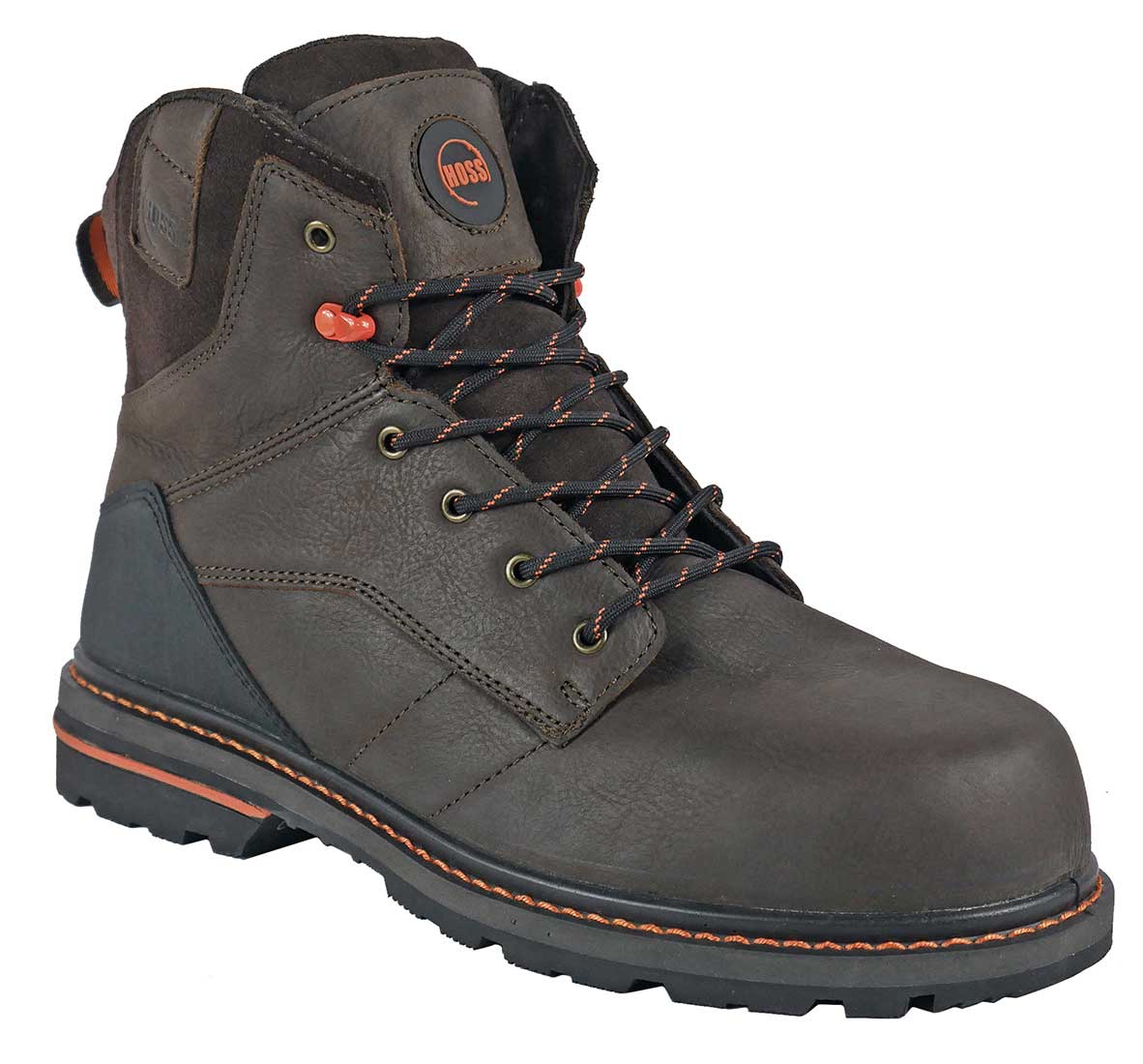 Hoss Carson 60413 Men's 6 Composite Toe Slip & Oil Resistant Work Boot - Extra Wide - Extra Depth