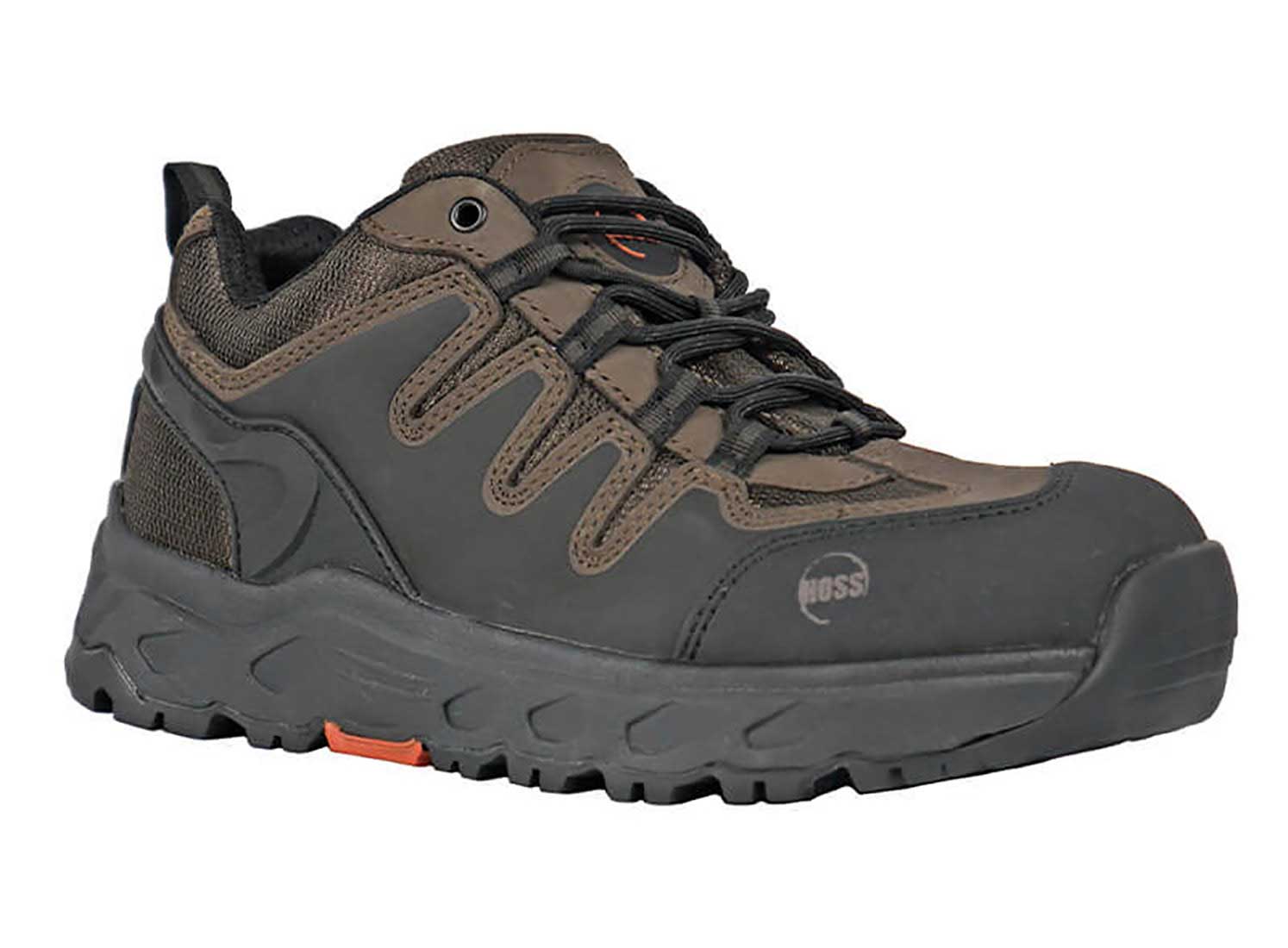 Hoss Boots Eric Lo Brown - 50238 -Men's 3 Aluminum Toe Wedge Sole Work Hiker Boot
