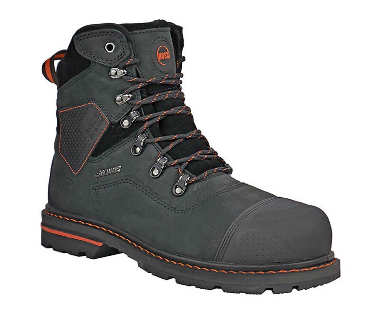 Hoss Boots 60108 Range Men's 6 Waterproof Composite Toe Work Boot - Extra Depth