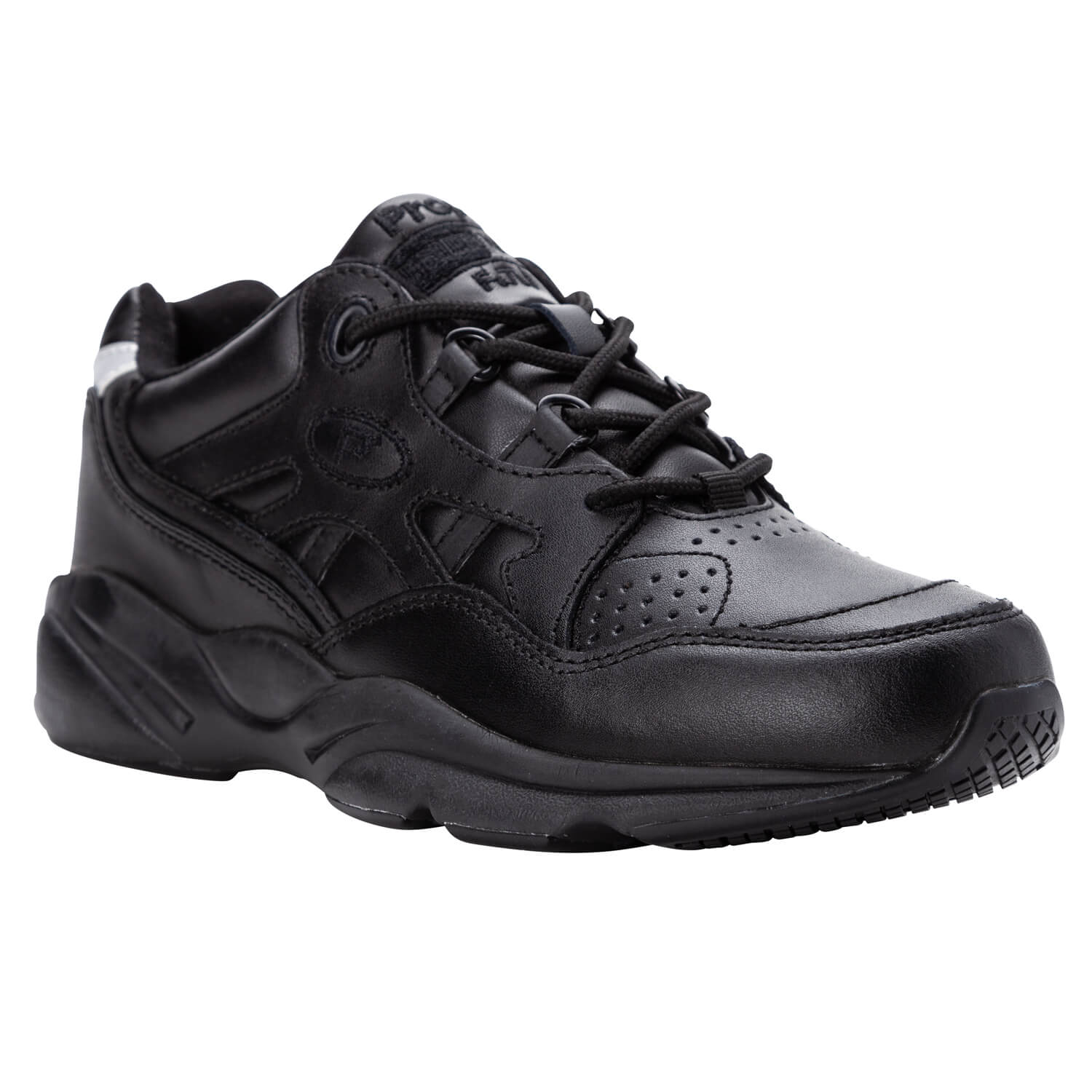 Propet Stark MAS022L Men's Athletic Shoe - Comfort Orthopedic Slip Resistant Shoe - Extra Depth For Orthotics - Extra Wide