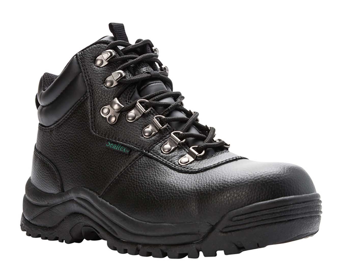 Propet Shield Walker MBU002L Men's 4 Waterproof Composite Toe Hiking & Work Boot - Extra Depth - Extra Wide