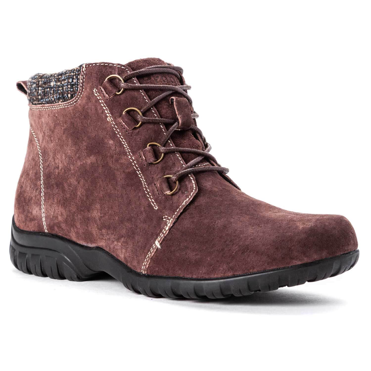 Propet Delaney Suede WFV002S Women's 5 Casual Boot - Extra Depth