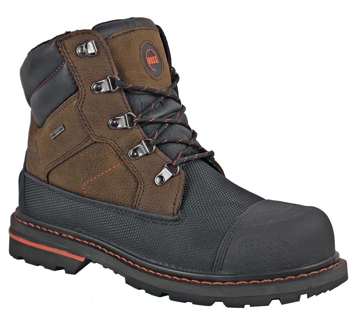 Hoss Boots 62705 K-Tough Men's 6 Waterproof Composite Toe Slip & Oil Resistant Work Boot - Extra Wide - Extra Depth