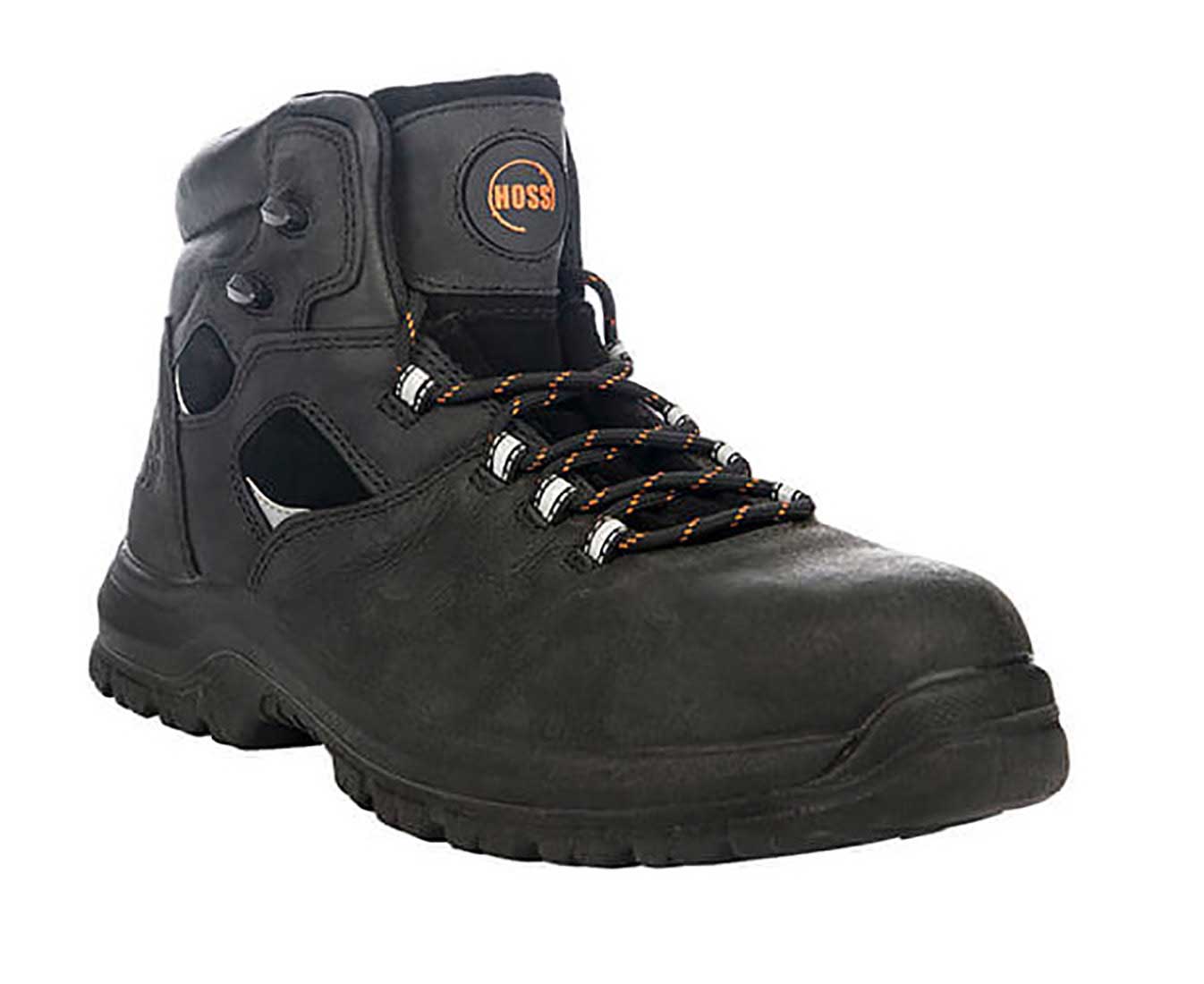 Hoss Boots Lorne Black - 60174 - Men's 6 Waterproof Soft Toe Work Hiking Boot
