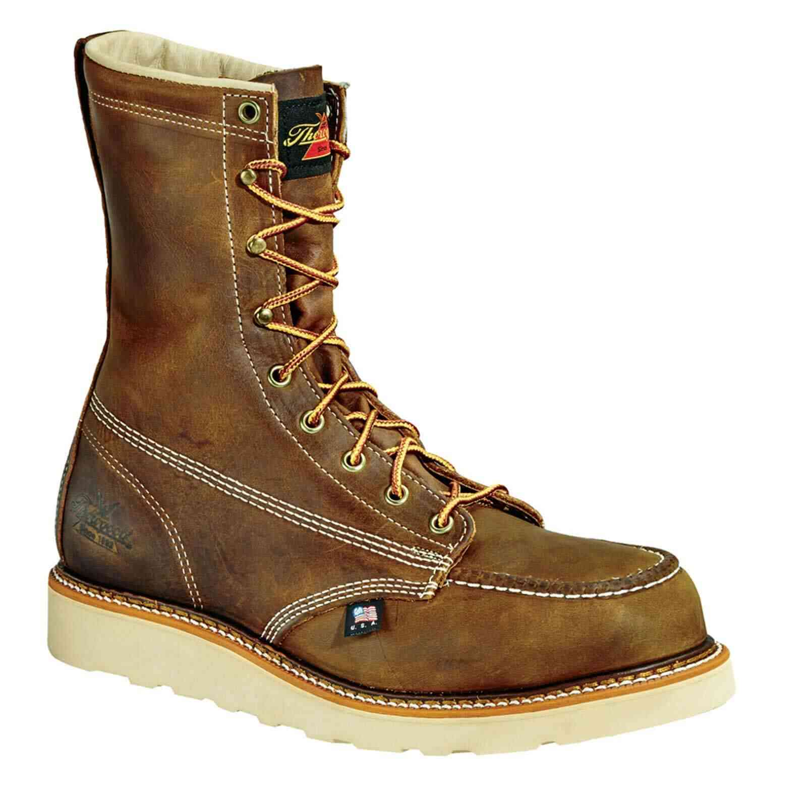 Thorogood Mens 8" Steel Toe Wedge Sole 804-4478 Work Boot