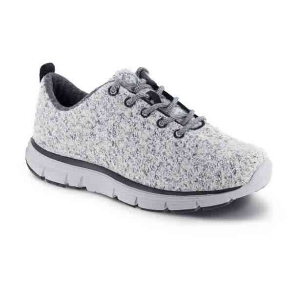 Apex A8000W Womans Athletic Wool Lace Up Shoe : Extra Wide