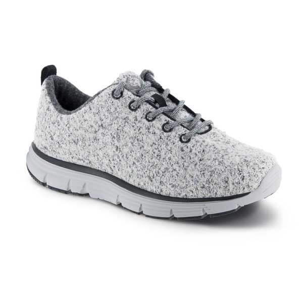 Apex A8000W Woman's Athletic Wool Lace Up Shoe : Extra Wide