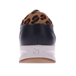 Revere Bruges Women's Casual Sneaker - Onyx/Leopard