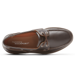 Rockport Perth CH1237 Men's - Casual Boat Shoe : X-Wide - Dark/Brown
