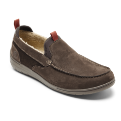 Dunham Fitsmart Men's Casual Slip on Shoe - Dark Brown