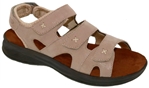 Drew Shoes - Bayou Comfort Sandal - Taupe Microdot