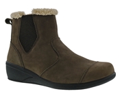 Drew Shoes Jayla 13186 Womens 4" Casual Boot - Olive/Nubuck