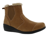 Drew Shoes Jayla 13186 Women's 4" Casual Boot - Tan/Nubuck