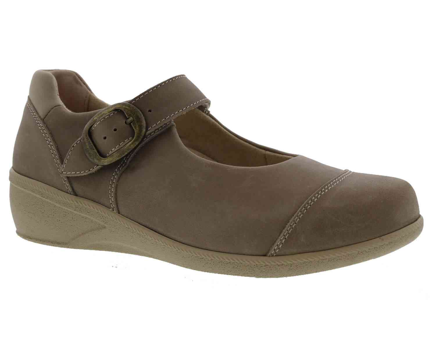 Drew Shoes Jillian 14804 Womens Casual Shoe - Taupe Leather
