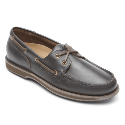 Rockport Perth K54692 Men's Casual Boat Shoe : X-Wide - Dark/Brown
