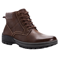 Propet Bruce MBA062L Casual, Diabetic, Hiking Boot - Coffee