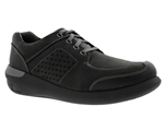 Drew Shoes Miles 40107 Men's Casual Shoe - Black/Nubuck