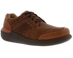 Drew Shoes Miles 40107 Men's Casual Shoe - Camel/Leather