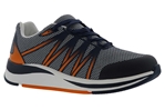 Drew Shoes Player 40105 Men's Athletic Shoe - Navy/Orange/Combo