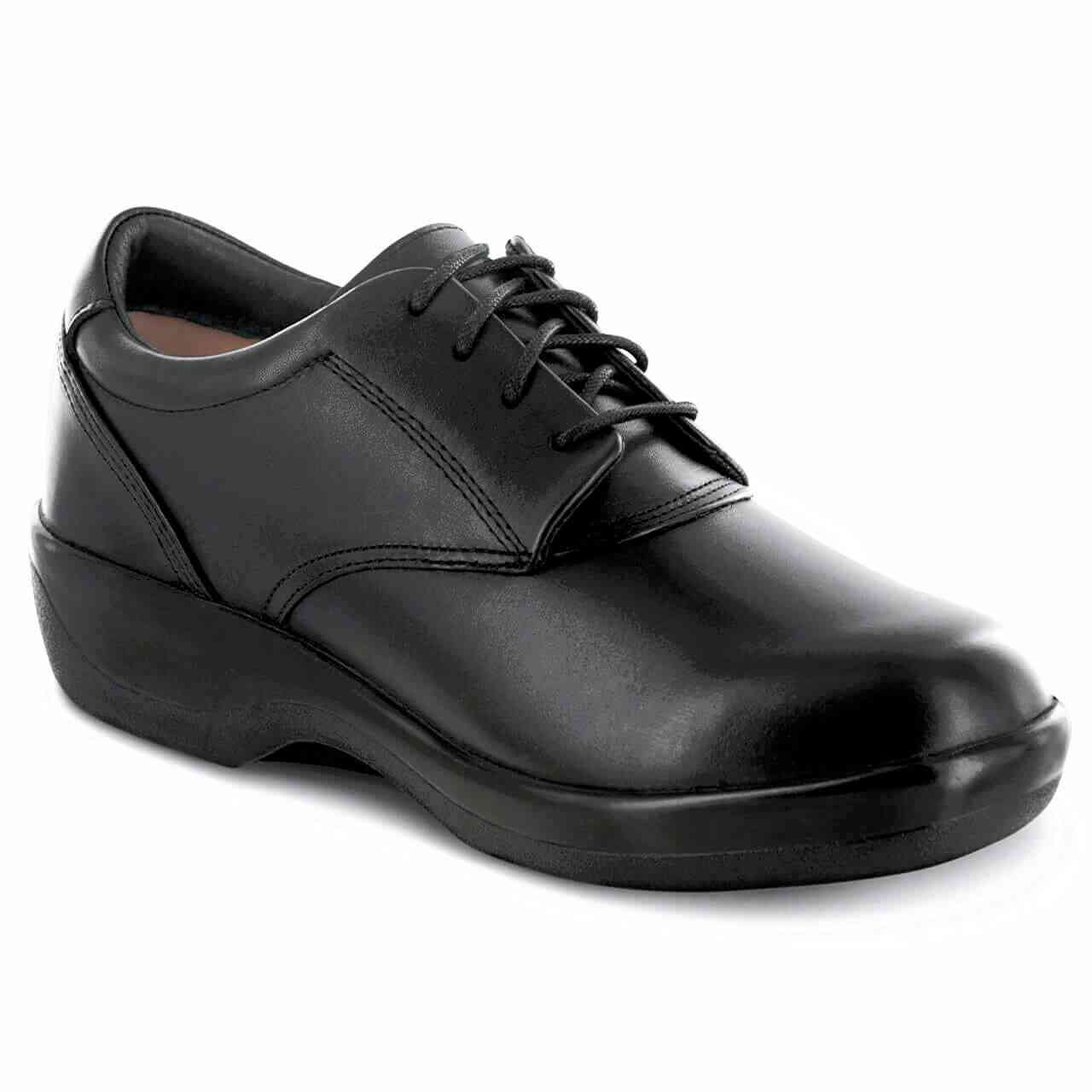 Apex Ambulator 1270M Mens Comfort Orthopedic Diabetic Casual Shoe: Black