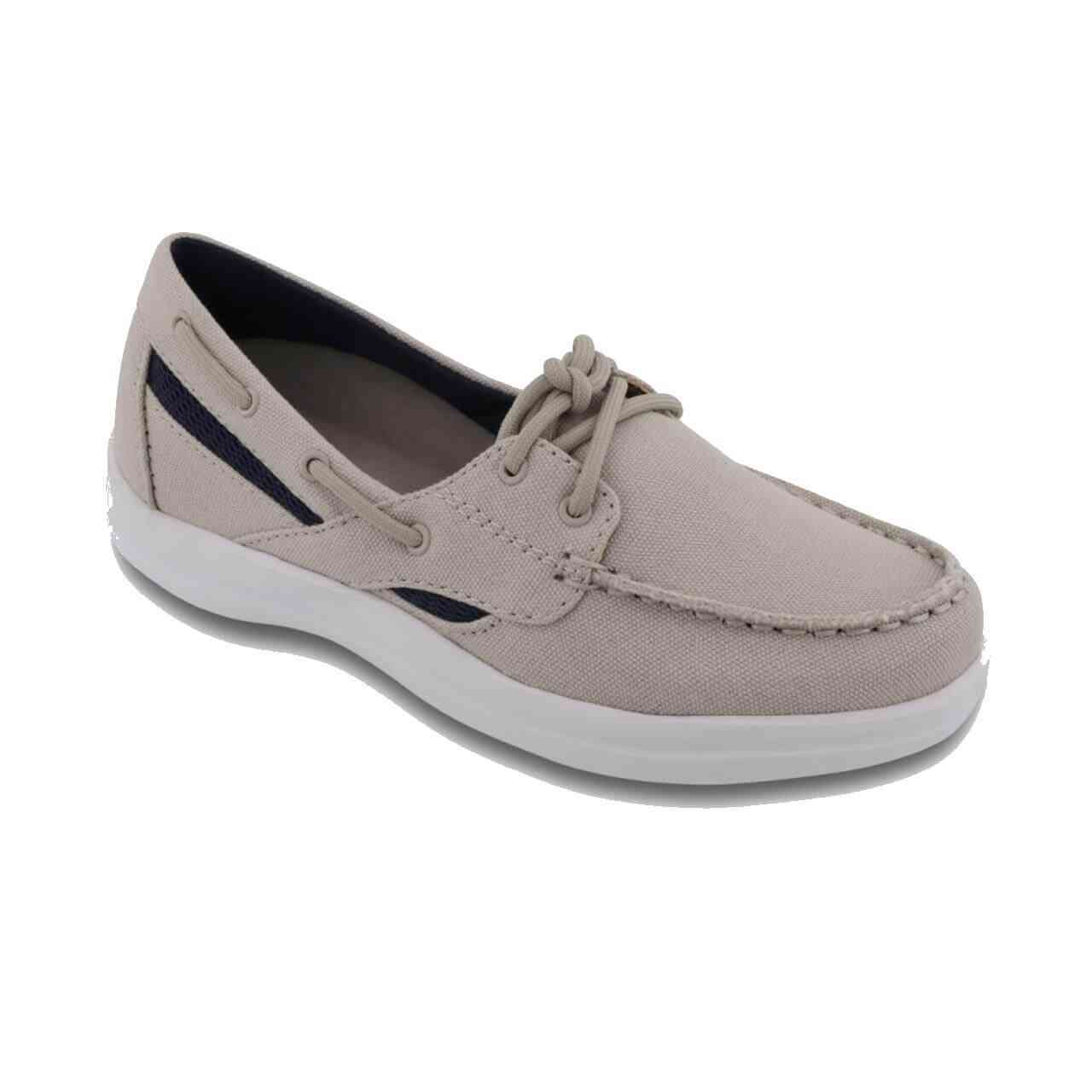 Apex Petals A2220W Womens Comfort Boat Walking Shoe: Tan