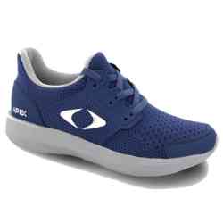 Apex Shoes P7300M Mens Athletic Slip On Athletic Shoe: Navy