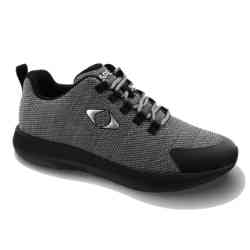 Apex Shoes P9100M Performance Mens Slip On Athletic Shoe: Gray