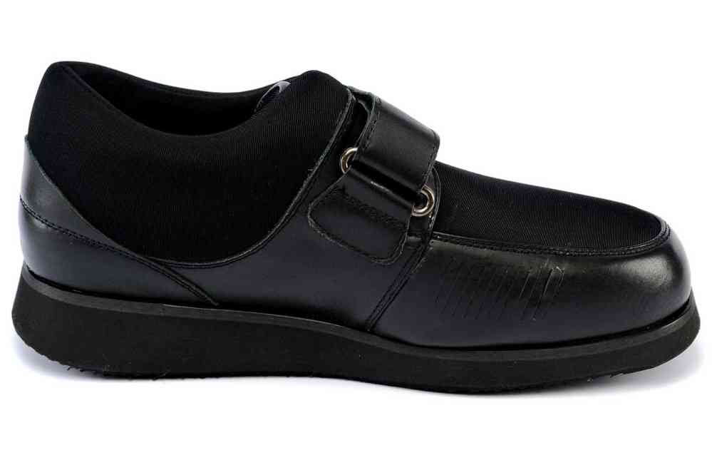 Mt Emey 628-E Men\'s Diabetic Comfort Shoes Black Size 14 4E Hook Loop Which Shoes are Best For Edema main image 4