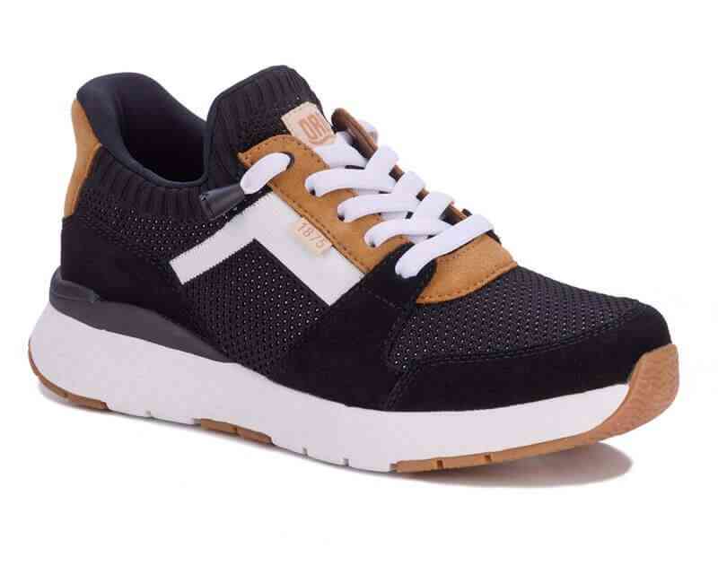 Drew Shoes Bobbie 10837 Womens Hands Free Step In Athletic Shoe: Black/Combo