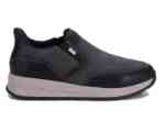 Drew Shoes Caleb 40117 Men's Therapeutic Hands Free Step In and Slip On Athletic Shoe: Black