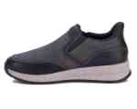 Drew Shoes Caleb 40117 Men's Therapeutic Hands Free Step In and Slip On Athletic Shoe: Black