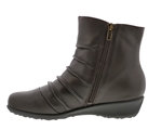 Drew Shoes - Cologne - Brown Leather - Boot with Zipper