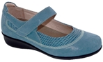 Drew Shoes Genoa 14316 Women's Casual Shoe - Blue/Microdot