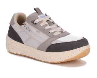 Drew Shoes Happy 10839 Womens Dual Zippers Athletic Shoe: Grey/Combo