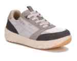 Drew Shoes Happy 10839 Women's Dual Zippers Athletic Shoe: Grey/Combo