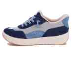 Drew Shoes Hobby 10838 Women's Hand's Free Step In Athletic Shoe: Navy/Combo