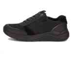 Drew Shoes Miller 40115 Men's Therapeutic Hands Free Step In Athletic Shoe: Black