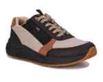 Drew Shoes Miller 40115 Men's Therapeutic Hands Free Step In Athletic Shoe: Tan