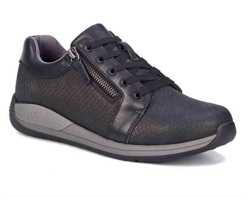 Drew Shoes Tally 10862 Womens Oxford Casual Shoe: Black