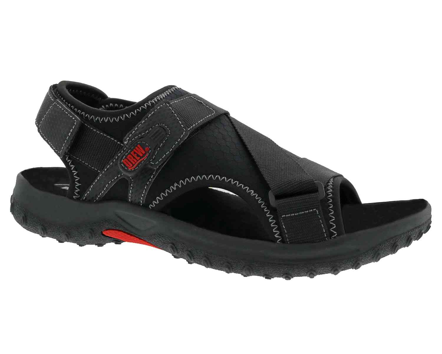 Drew Shoes 47793 Wander Men's Sandal | Extra Wide | Extra Depth