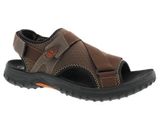 Drew Shoes Wander 47793 - Mens Sandal - Casual Comfort Therapeutic Sandal: Brown