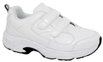 Footsaver Checkers V - White Leather