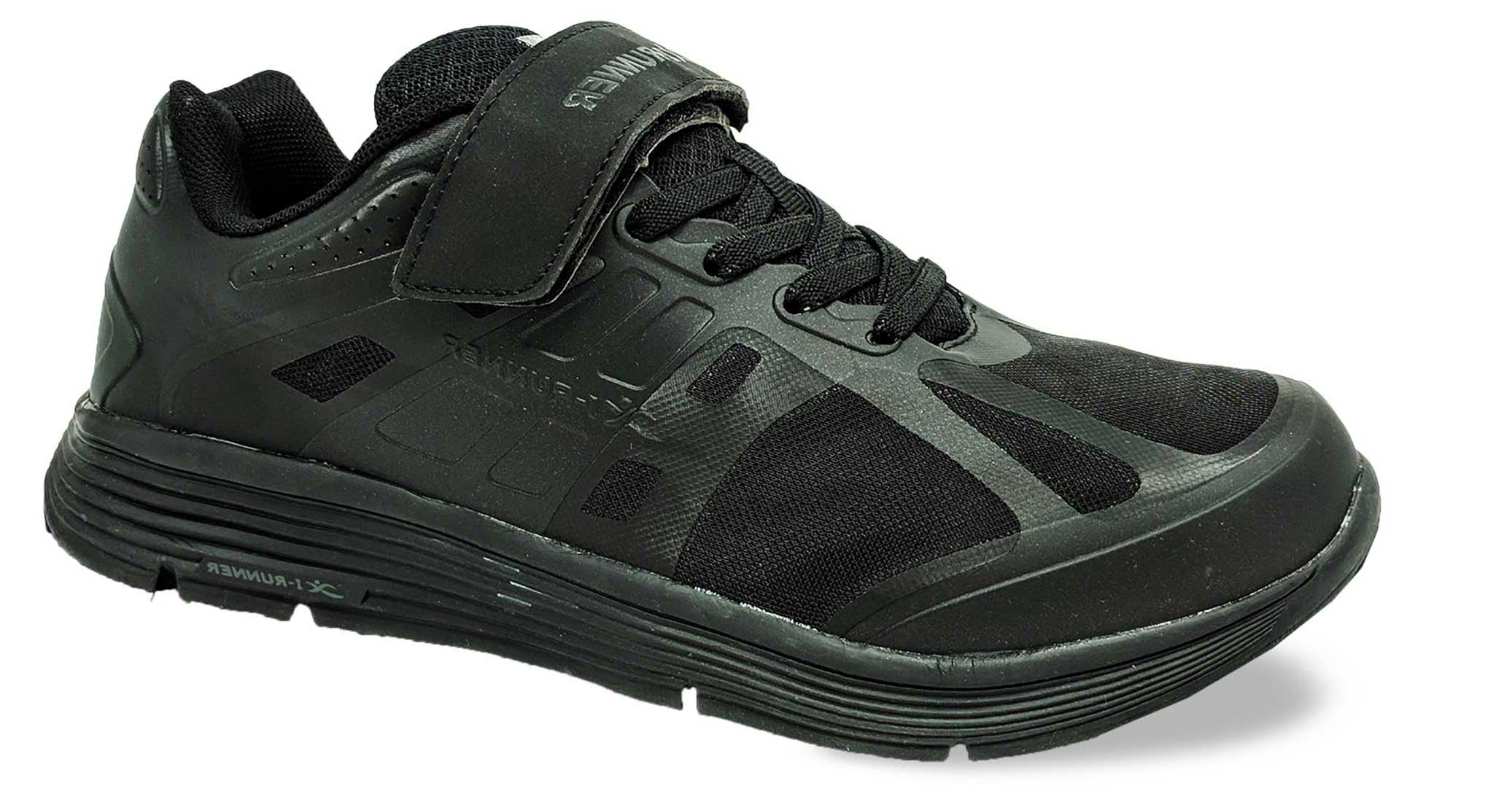 Oil 4E Slip Lace I-RUNNER Pro Series Mens Skid Resistance Extra Depth Shoe: Black 15.0 X-Wide