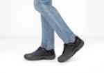 Orthofeet 648 Cascade Men's Water Resistant Hiking Shoe: Black