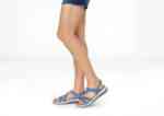 Orthofeet Shoes 903 Lake Women's Slip On Sandal: Blue