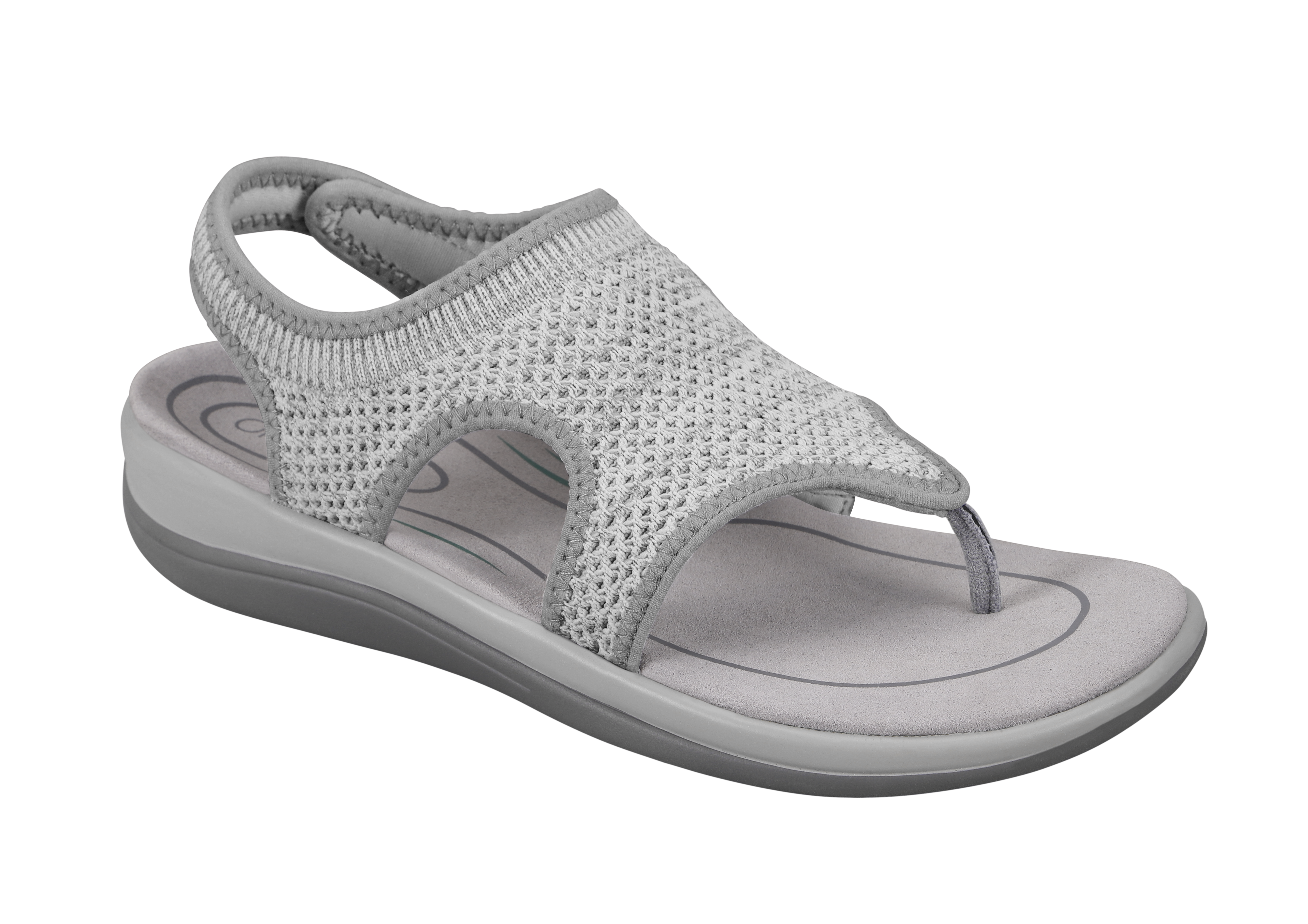 Orthofeet Shoes Lyra 934 Womens Sandal: Gray