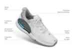 Orthofeet Shoes Ace 88002 Women's Hand's Free Step In Athletic Pickleball Shoes: White